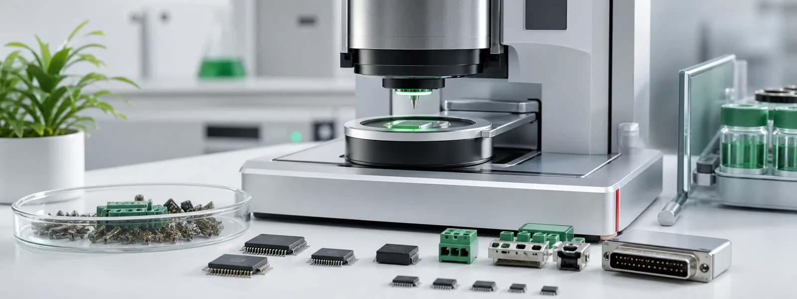 Electronic components reviewed for RoHS restricted-substance compliance